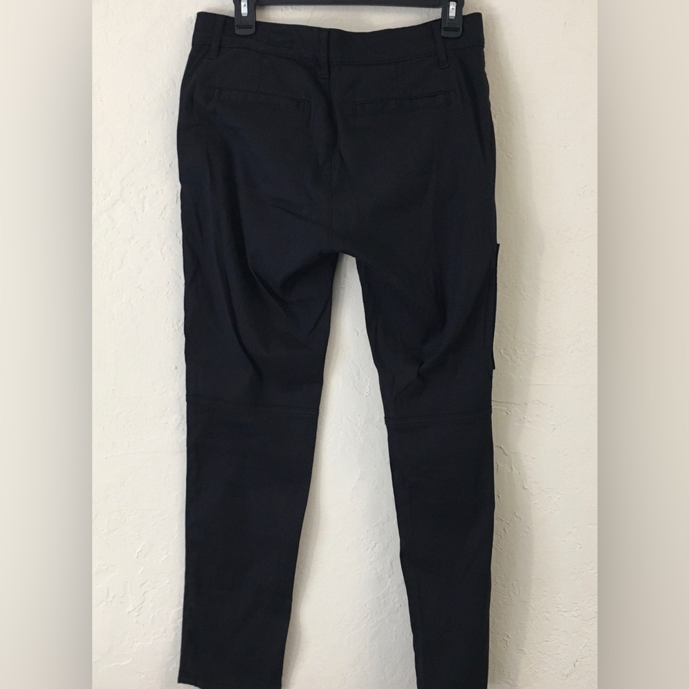 AG The Wyatt Utilitarian Slouchy Skinny Pant Size 27R Black Zipper Utility - Picture 5 of 9